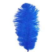 Ostrich Feather Plume 55-60 cm - ROYAL BLUE